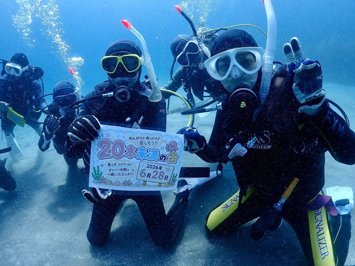 Diving in Sado in June