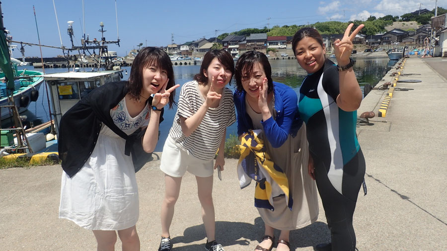 ダイバー集合写真